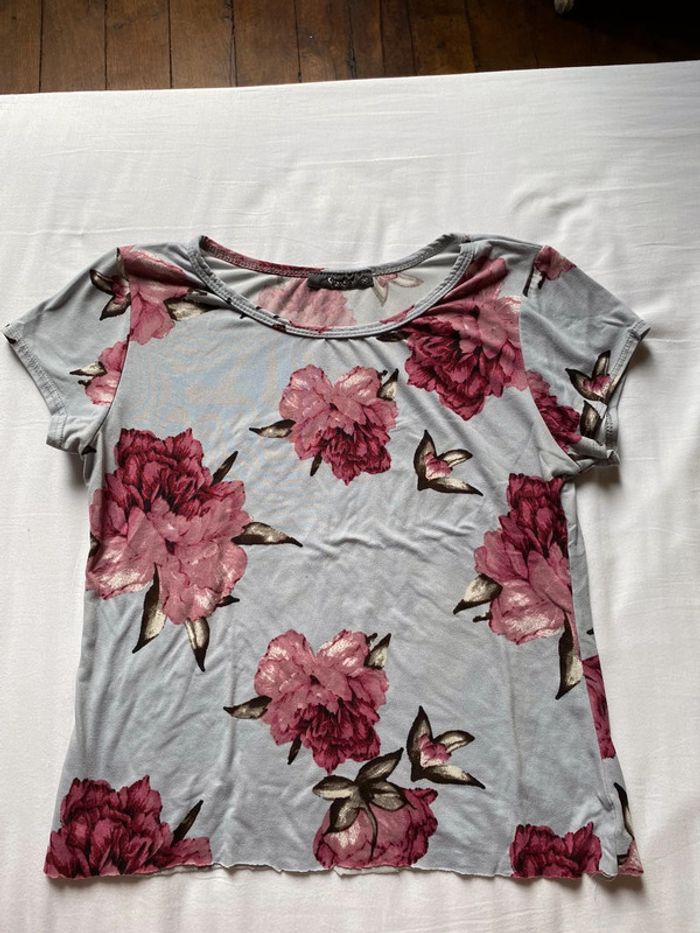 T-shirt fleuri