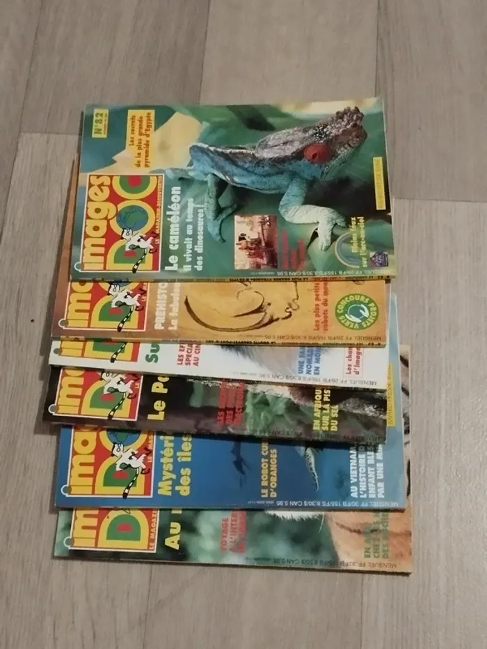 Lot vintage de 6 livres Images Doc année 1995-96 L079 - photo numéro 2