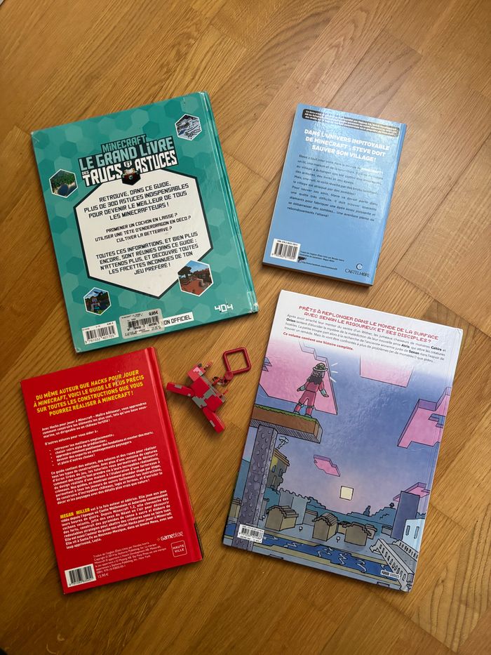 lot Minecraft : livres et porte clef - photo numéro 10