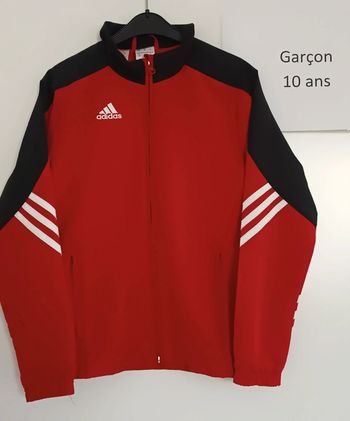 Veste zippée adidas 10 ans