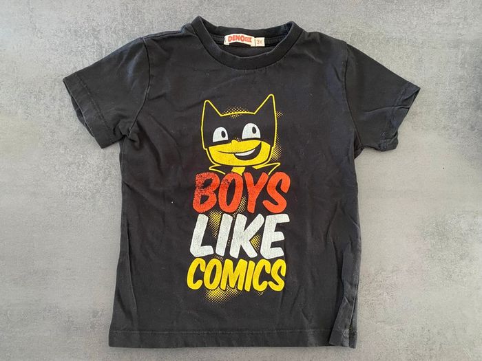 T-shirt noir Deno Kids