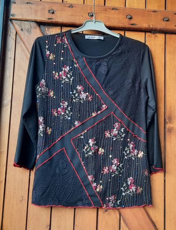 Haut noir Christine Laure, taille 1/36