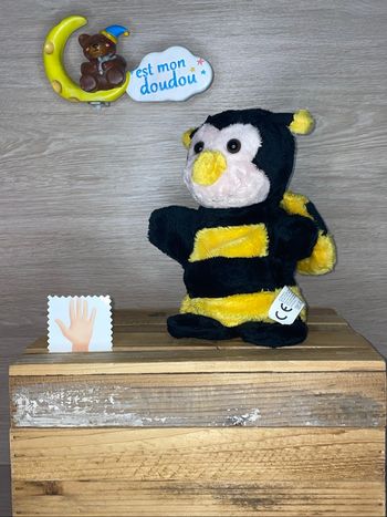 SYC08 doudou marionnette abeille 🐝 au sycomore