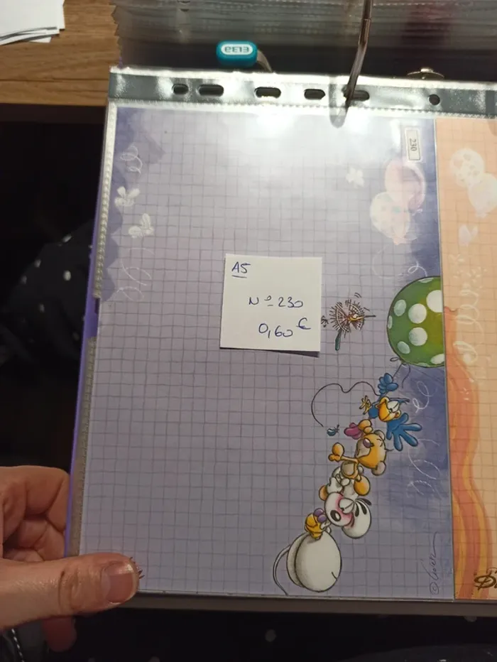 Feuille Diddl A5 230 0,60€