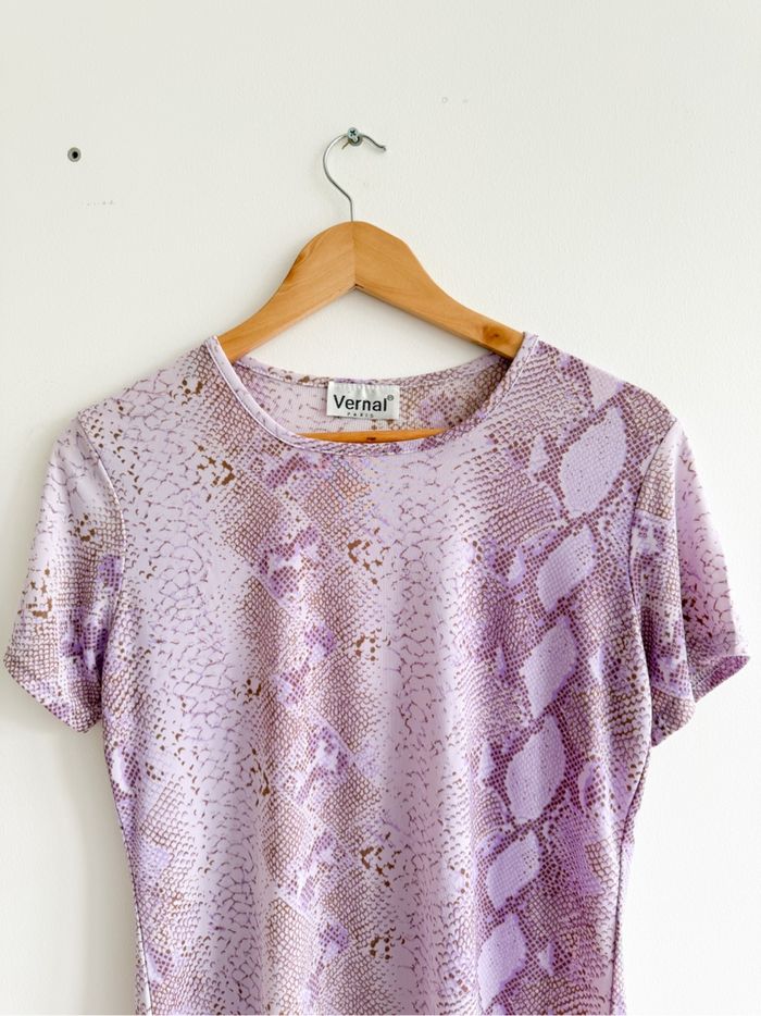 T-shirt manches courtes Lila vernal taille 36 S - photo numéro 2