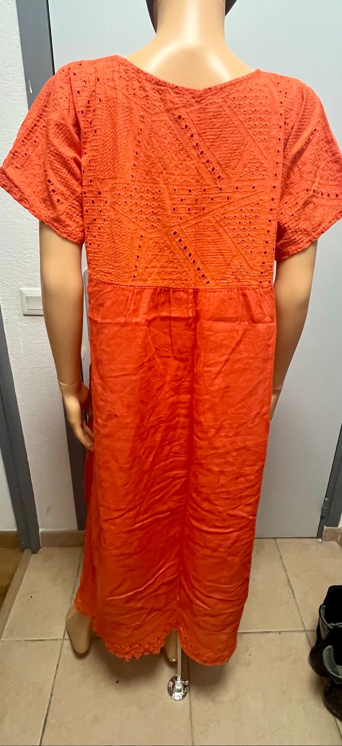 Robe longue orange - photo numéro 7