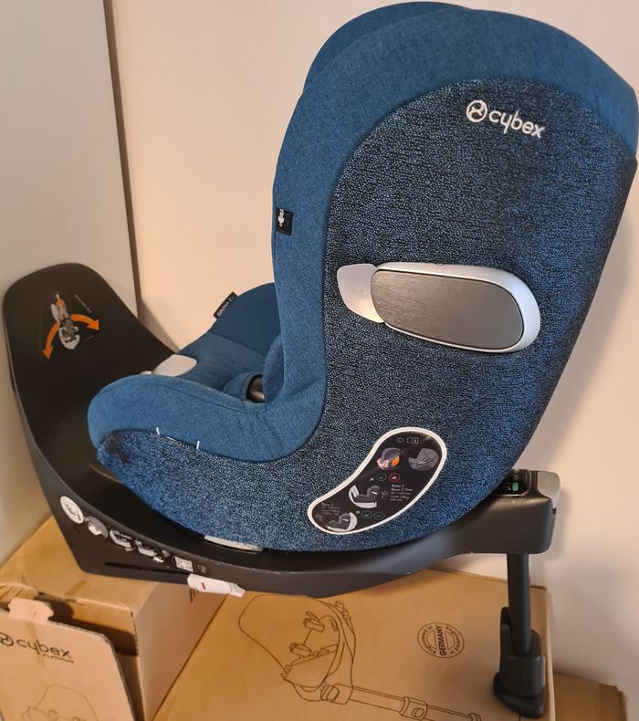 Ensemble Poussette+cosy+siège auto Cybex Turquoise - photo numéro 3