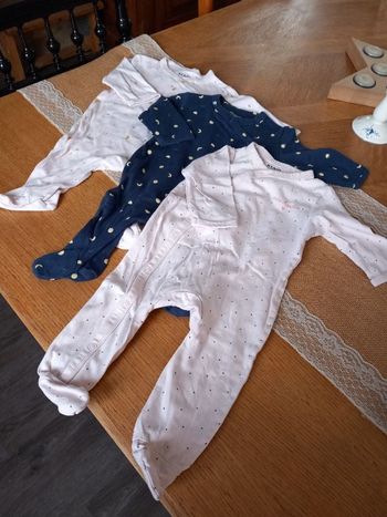 3 pyjamas 3 mois