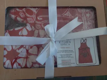 Coffret cadeau tablier et manique