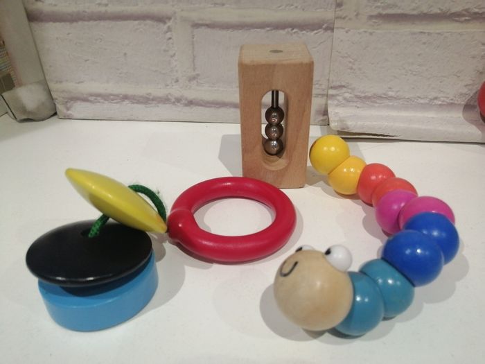 Gros lot jouets en bois éveil de bébé - photo numéro 5