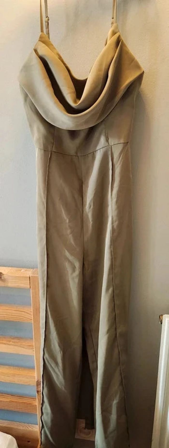 Combi pantalon Zara kaki - photo numéro 2