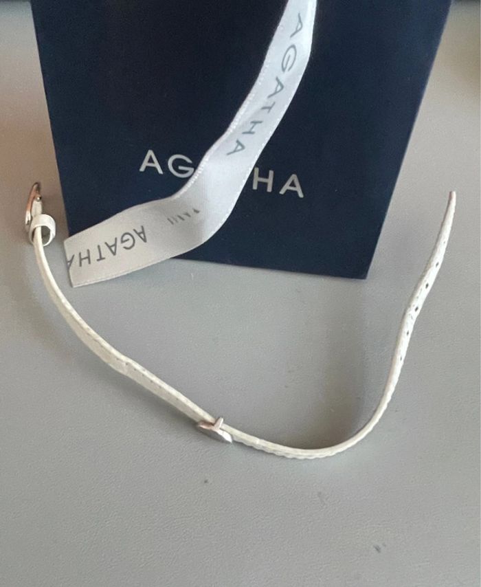 Bracelet Agatha cuir et charm - photo numéro 5