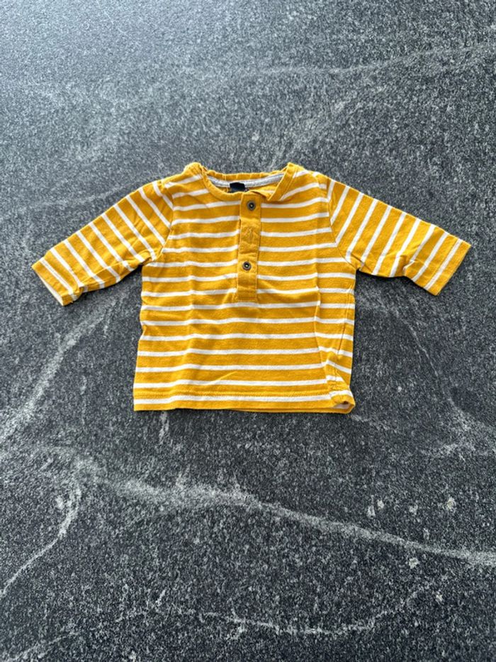 Lot de 7 tshirts manches longues bébé garçon 1 mois très bon état - photo numéro 6