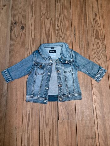 Veste en jean pour bébé fille