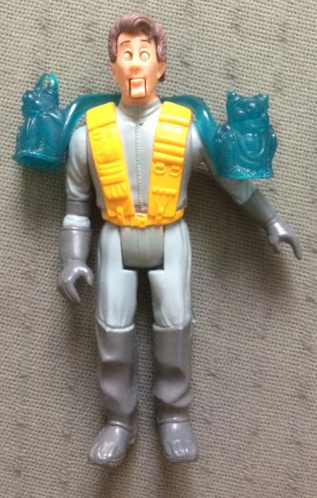 Figurine Ghostbusters Peter Venkman avec fantôme - Vintage 1987