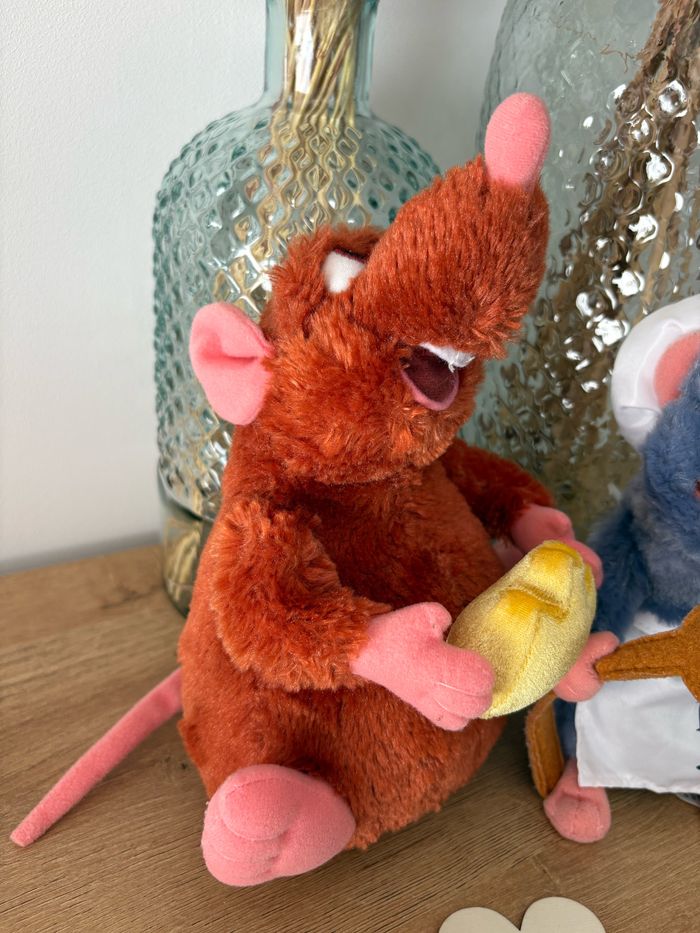 Peluches rat Ratatouille et Émile - photo numéro 3