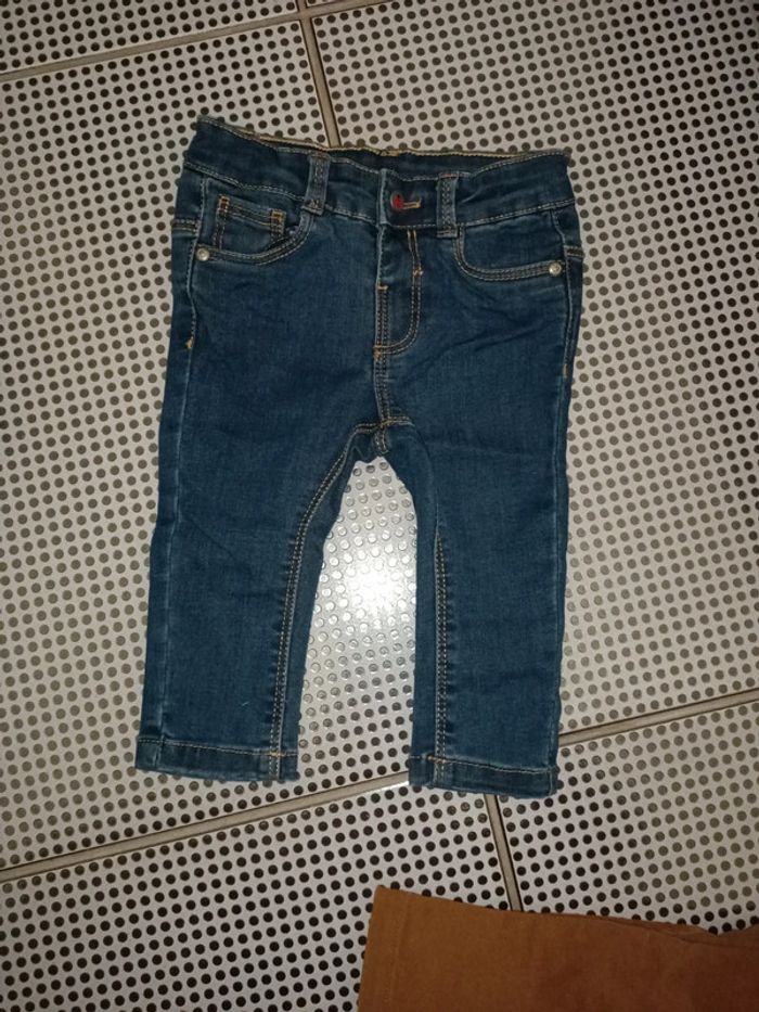 Lot jeans, 12 mois - photo numéro 3