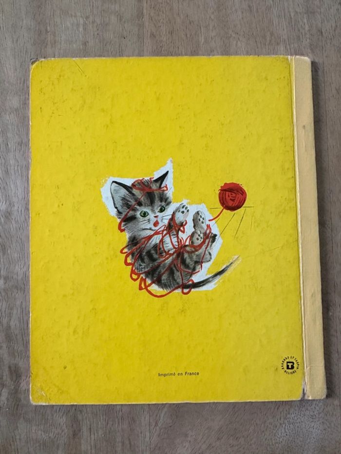 Livre ancien les albums roses cartonné Mon chaton petit chat R. Simon - photo numéro 2