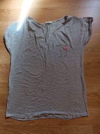 Tee shirt marinière L Promod