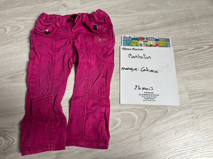 Pantalon fille 24 mois