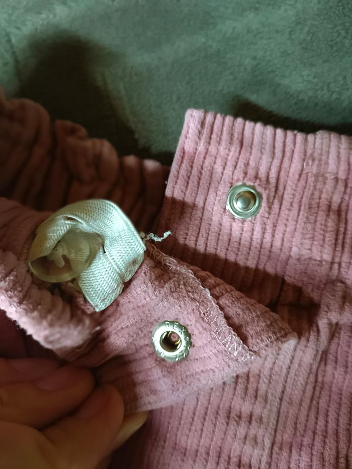 Jupe en velours rose - photo numéro 3