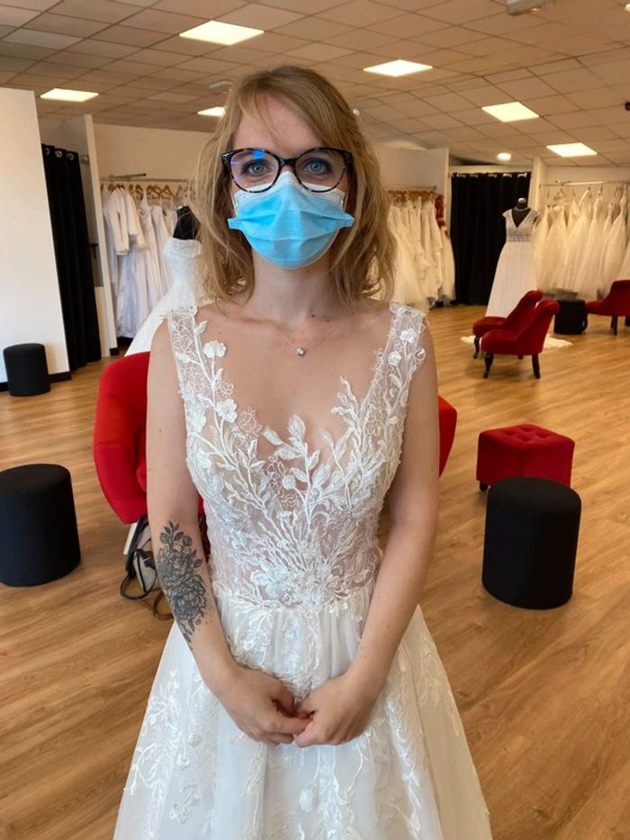 Robe de mariée + jupon - photo numéro 5
