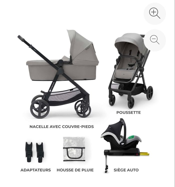 Pousette kinderkraft Newly grise