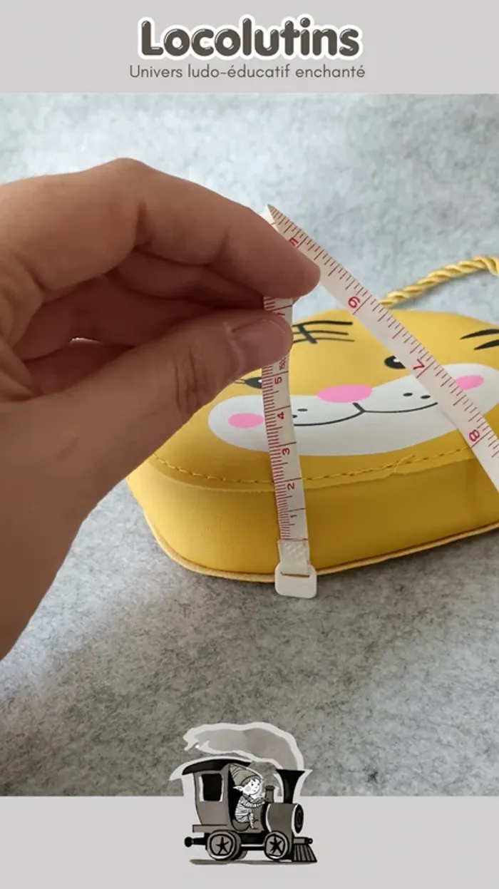 🚂 Sac à main enfant ▪ effet cuir 15cm - photo numéro 4