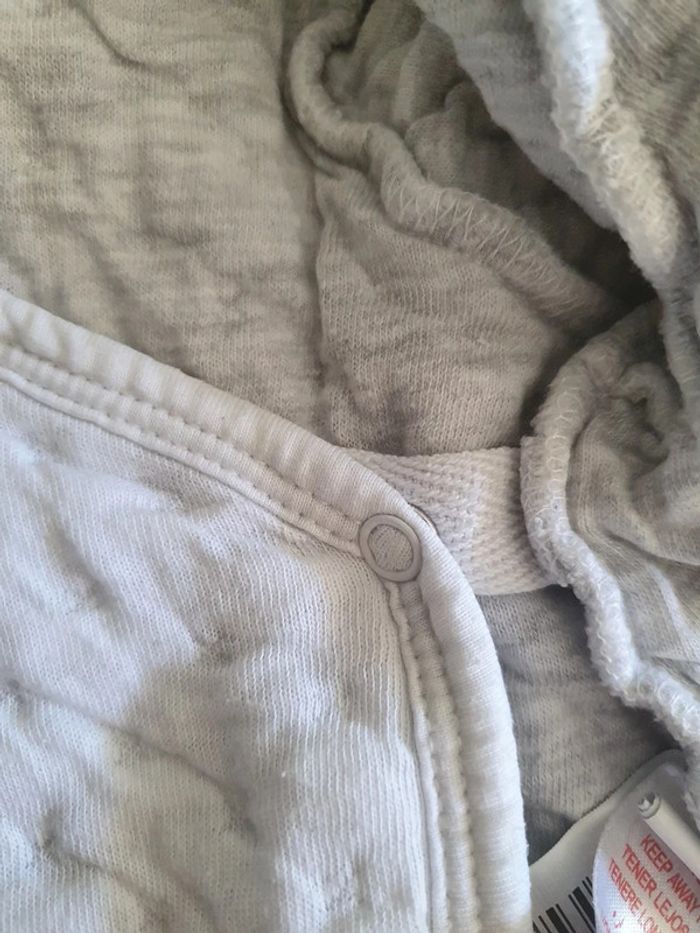 Ensemble pantalon et gilet molletonné 6 mois DPAM - photo numéro 4