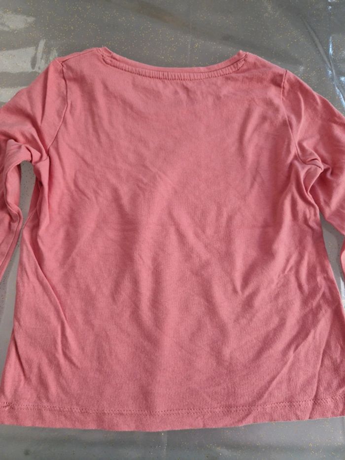 Tee shirt fille rose - photo numéro 4