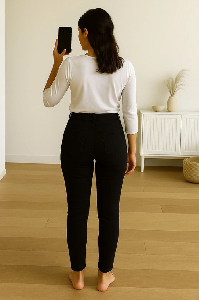 Jean slim noir Esmara - photo numéro 2