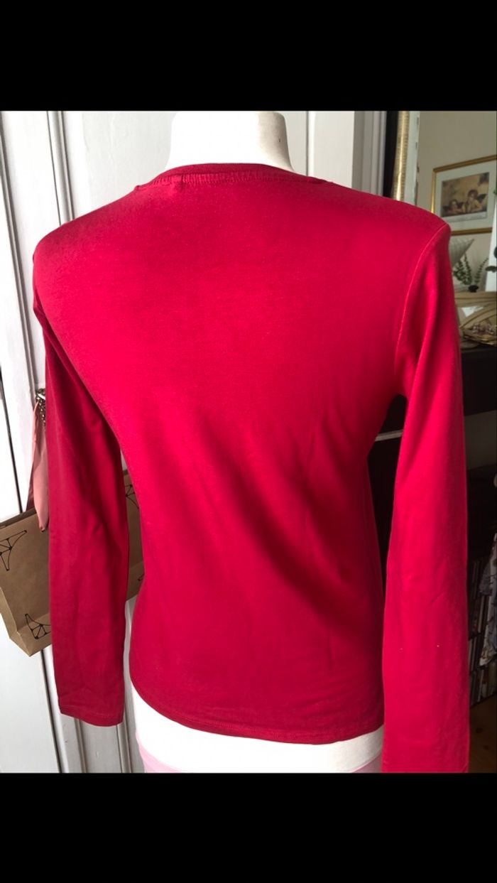 Tee shirt manches longues rouge étoile en sequins 14 ans Name It - photo numéro 2