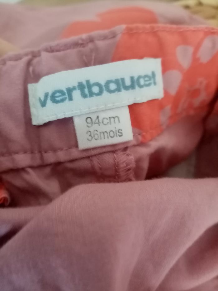 3 ans /vertbaudet /combishort imprimé, printemps été /excellent état - photo numéro 3