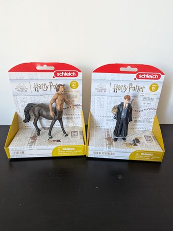 Lot de figurines Schleich Ron et croutard, et Firenze harry Potter
