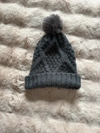Bonnet gris Camaïeu