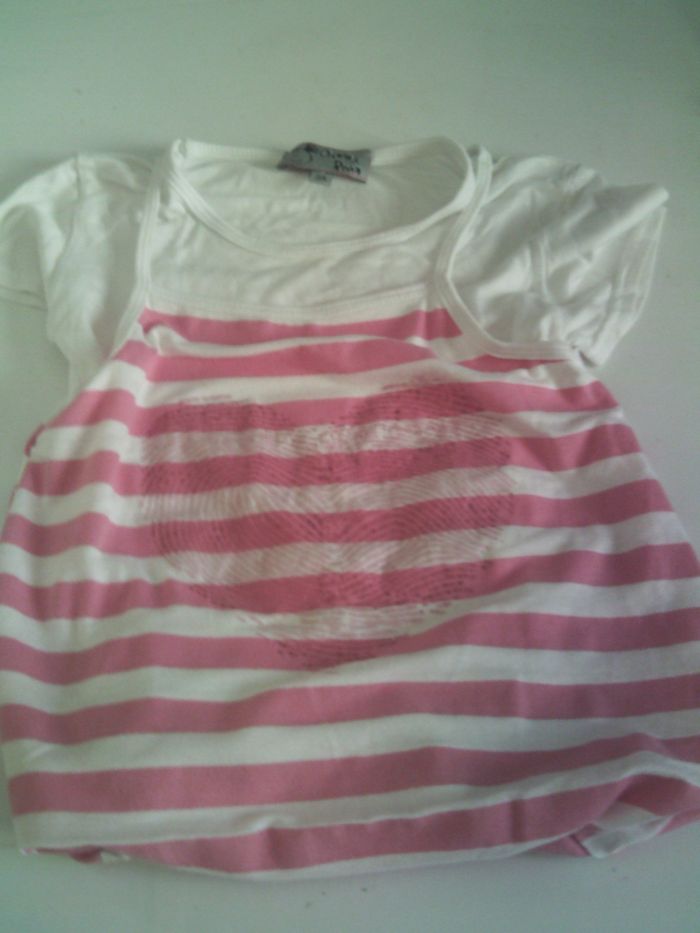 Robe avec tee shirt ,taille 3 ans Charlie & Prune