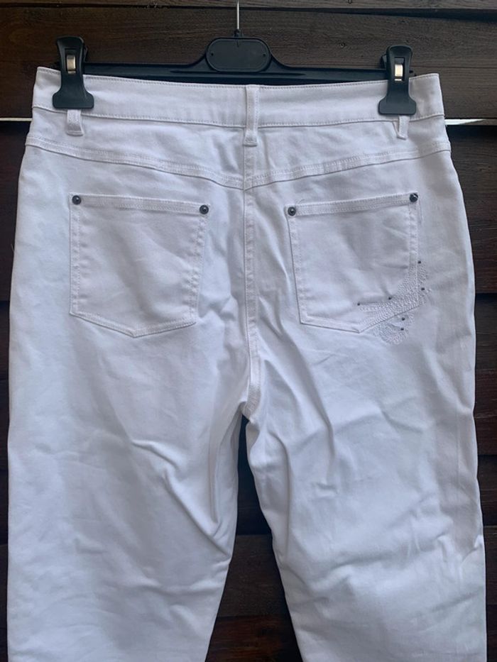 Pantacourt blanc taille 38 - photo numéro 2