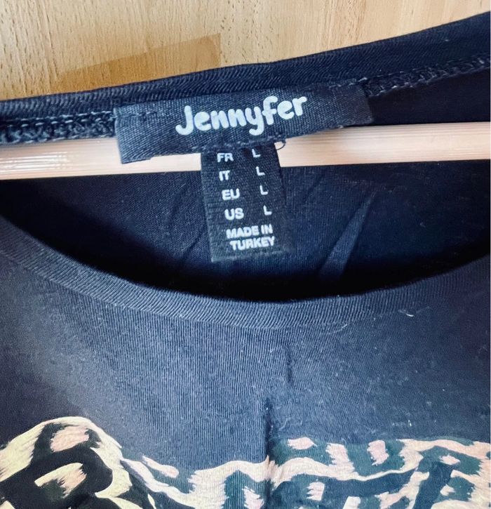T-shirt crop top leopard - photo numéro 2