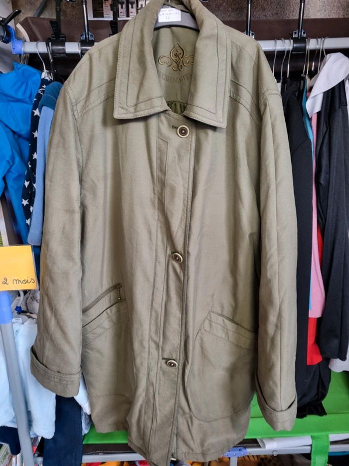 Manteau kaki