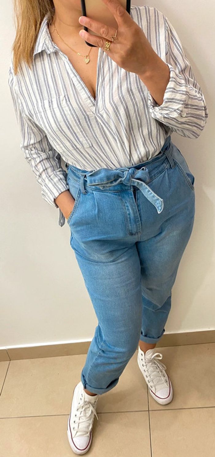 Blouse A Rayures Taille 40 - photo numéro 2