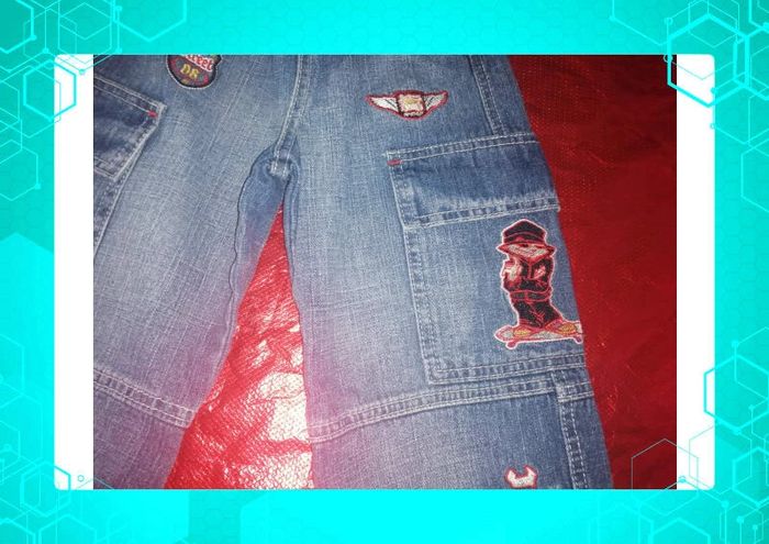 Pantalon en jeans large - photo numéro 2