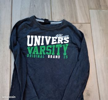 tee shirt garçon 10 ans bleu marine