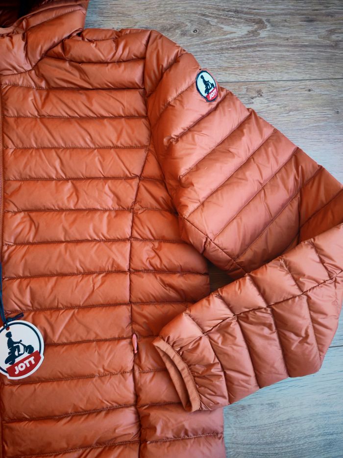 Doudoune camel marron jott garcon 14-16 ans - photo numéro 3