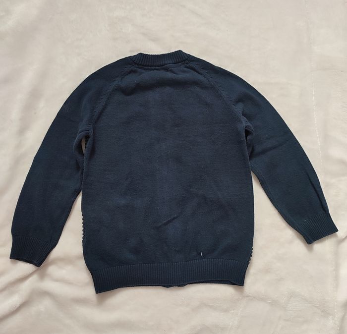 Gilet bleu marine Kiabi taille 6 ans - photo numéro 3