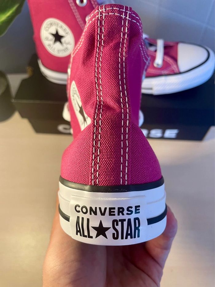 Converse Chuck Taylor glow purple / Bordeaux - photo numéro 7