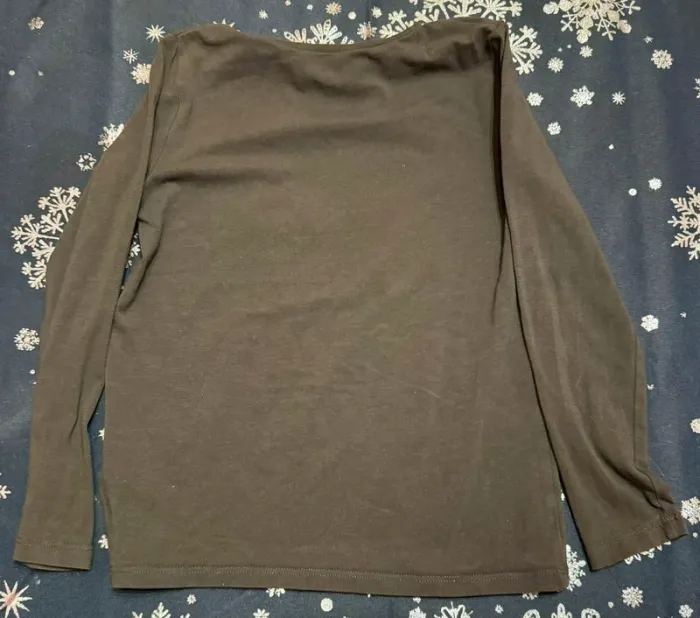 T-shirt manches longues fille 7/8ans H&M - photo numéro 2