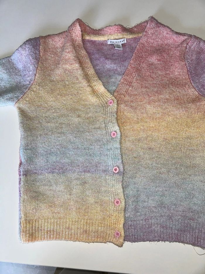 Gilet fille arc en ciel 12 ans primark - photo numéro 3