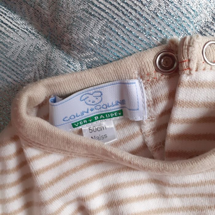 T-shirt Naissance +Pochette *Colin-Colline - photo numéro 8