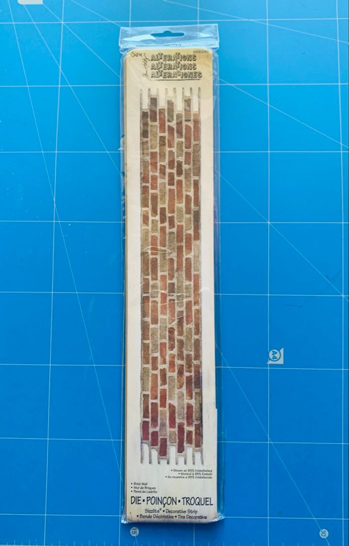 Matrice de découpe Sizzix mur de briques