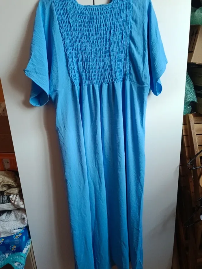 Robe longue été bleu ciel - photo numéro 5